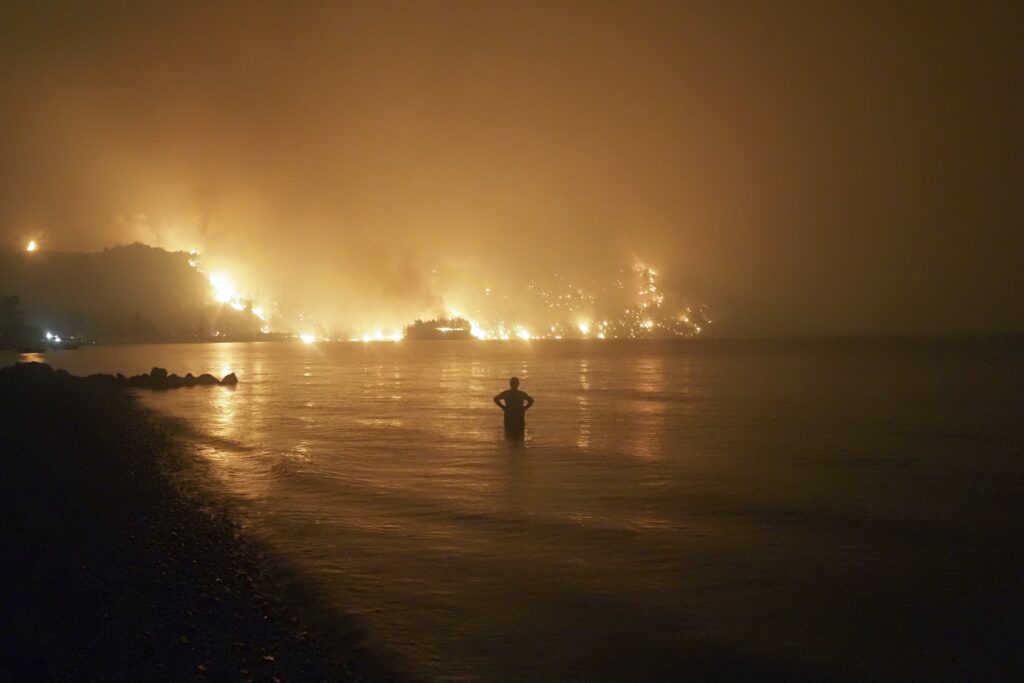 Greece wildfires