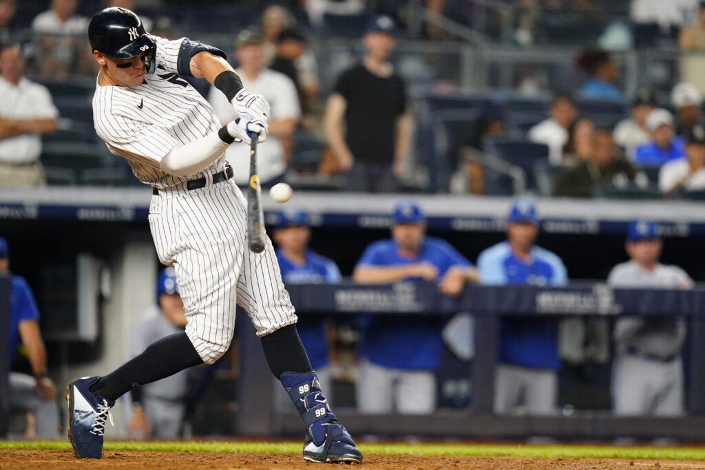 Judge hits grand slam for 41st HR, Yanks rally past Royals