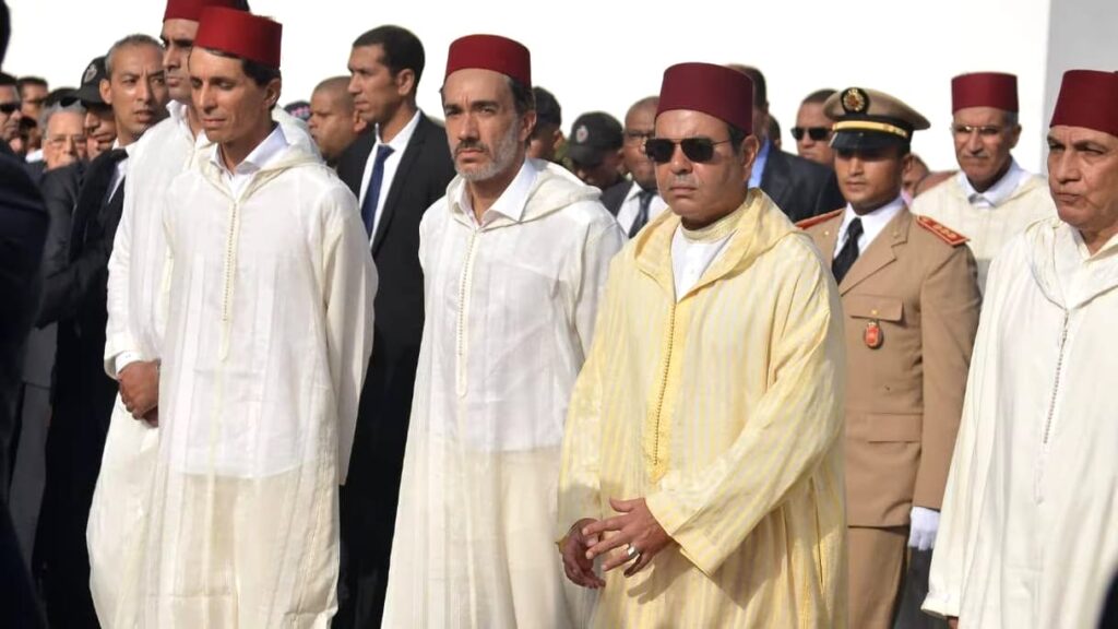 Prince Moulay Rashid Attends the funeral of Aicha Al Khattabi