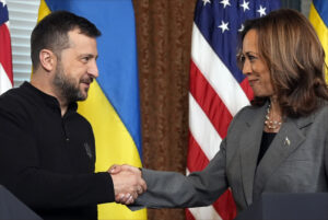 Harris Meets Zelenskyy, Criticizes Trump’s Ukraine Peace Plan