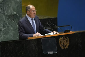 Russia’s Lavrov Warns Against Clash with Nuclear Power at UN