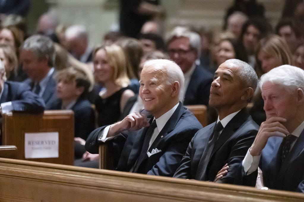 Biden, Obama, Clinton Honor Ethel Kennedy at Memorial Service