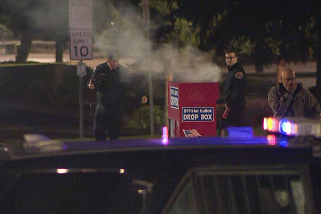 Ballot Drop Box Fires Spark Concerns in Portland and Washington