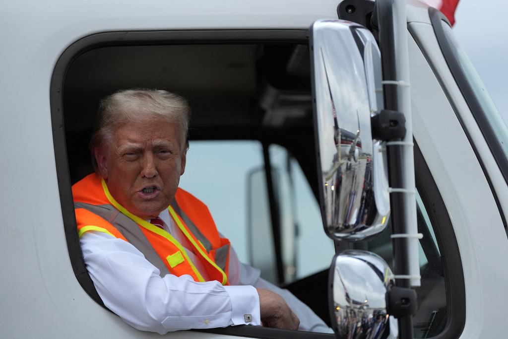 Trump Uses Garbage Truck to Target Biden’s 'Garbage' Comment