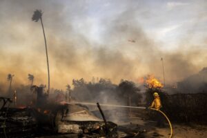 Firefighters Progress Against Southern California’s Mountain Fire