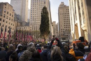 Rockefeller Center Christmas Tree Arrives for Holiday Season