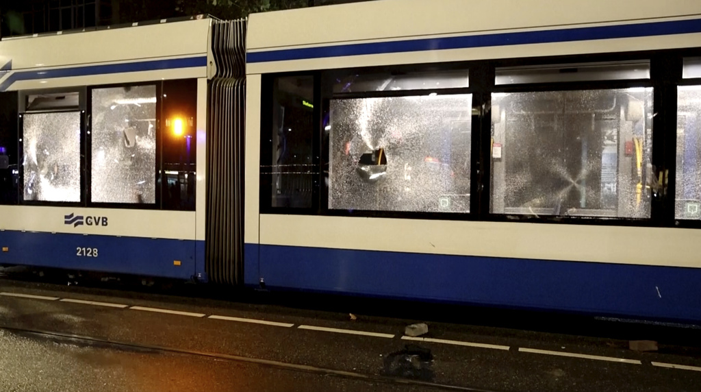 Amsterdam Tram Set on Fire Amid Rising Tensions and Riot