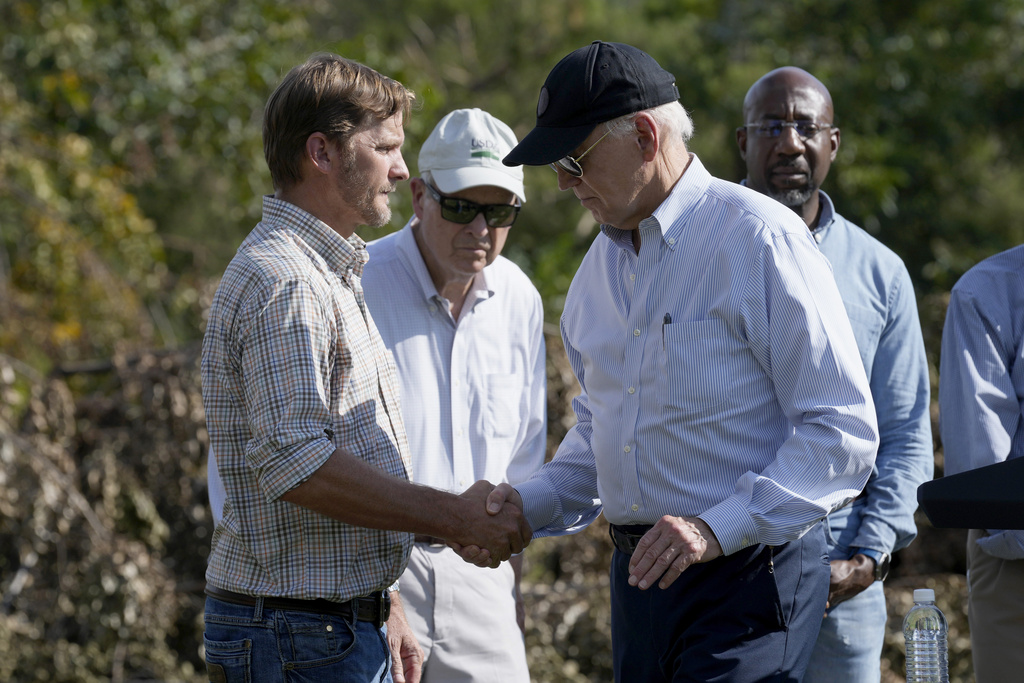 Biden Seeks $100B Disaster Aid After Hurricanes Helene, Milton