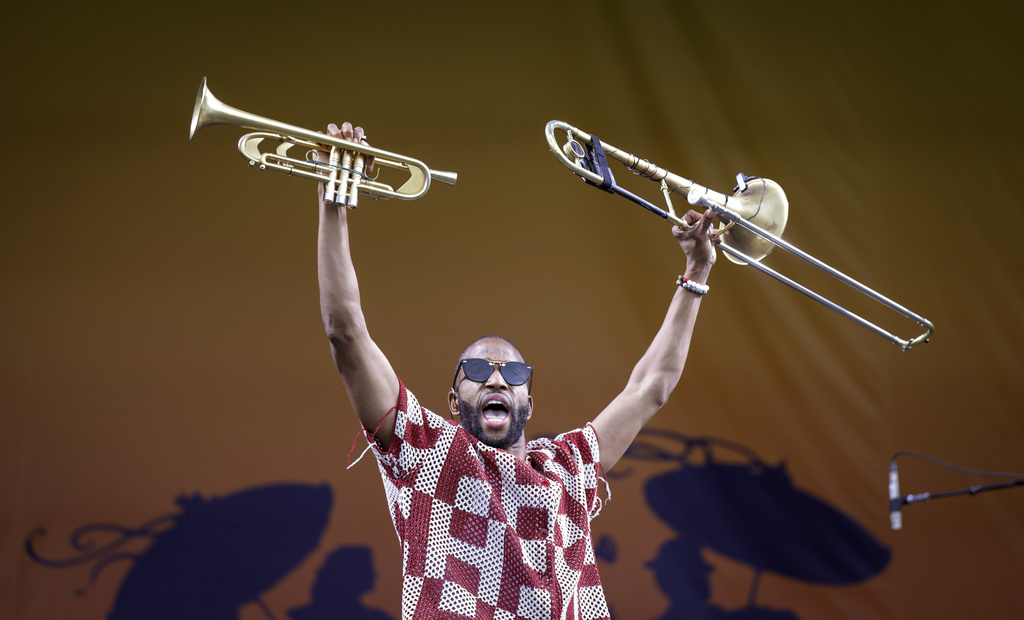 Jon Batiste Leads Louisiana-Themed Super Bowl Pregame Show