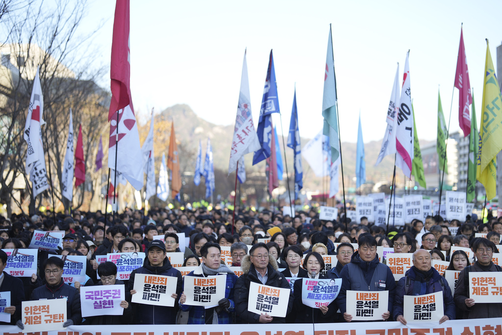 South Korea's Yoon Faces Impeachment Threat Over Martial Law