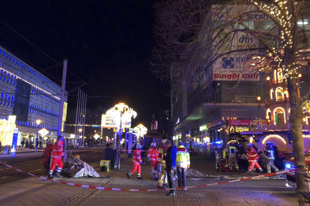 Car Drives Into Crowd at German Christmas Market