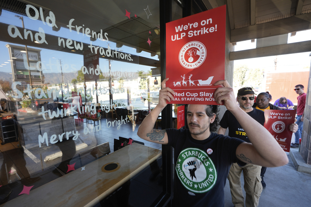 Unionized Starbucks Baristas Stage Strike at 59 Stores