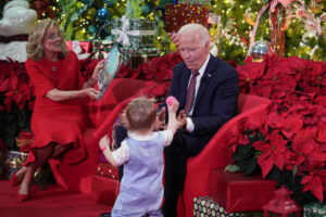 Jill and Joe Biden Bring Holiday Joy to Young Patients