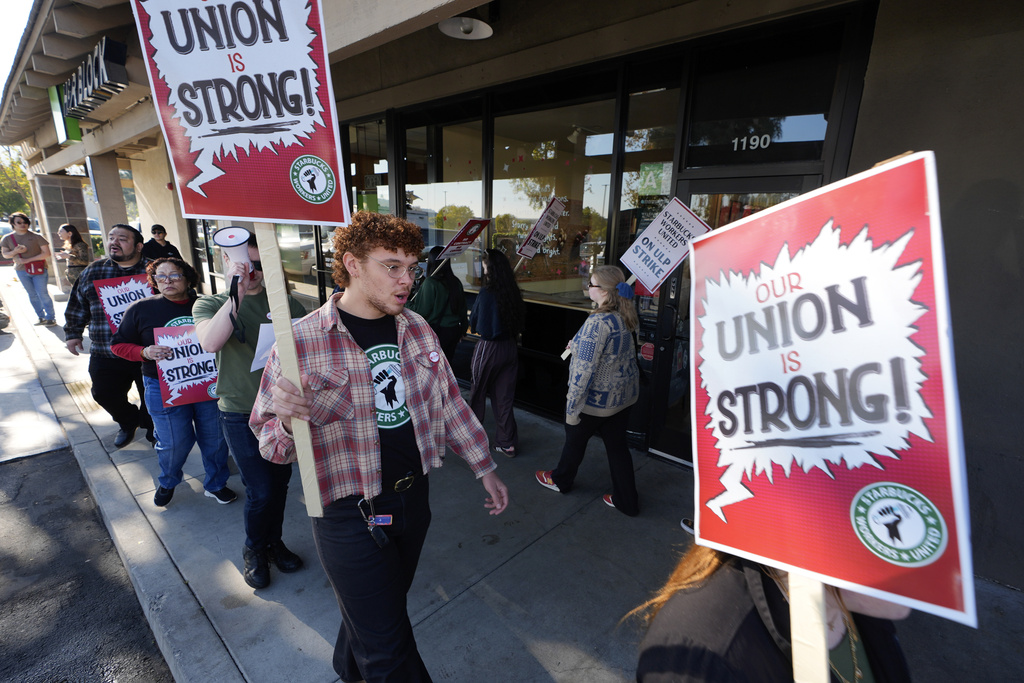 Amazon and Starbucks Workers Strike Amid Unionization Push