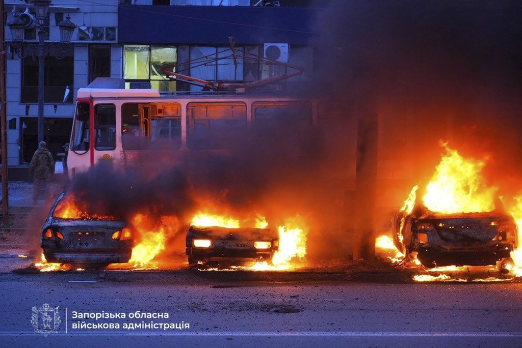 Russian Missile Strike in Zaporizhzhia Kills 13 Civilians