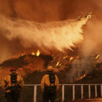 Firefighters Battle LA Wildfires Threatening Getty Museum