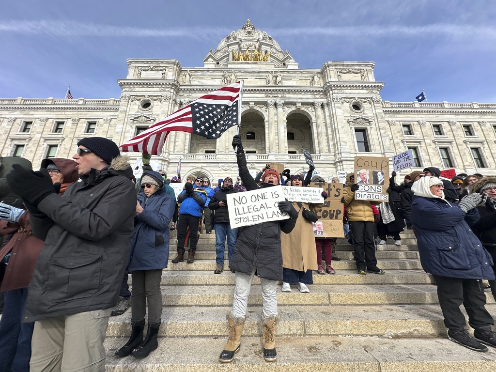 Thousands Protest Trump’s Policies in Nationwide Demonstrations