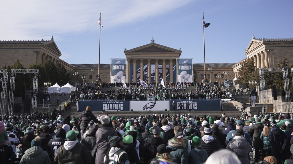 Eagles Fans Pack Philadelphia for Super Bowl Victory Parade