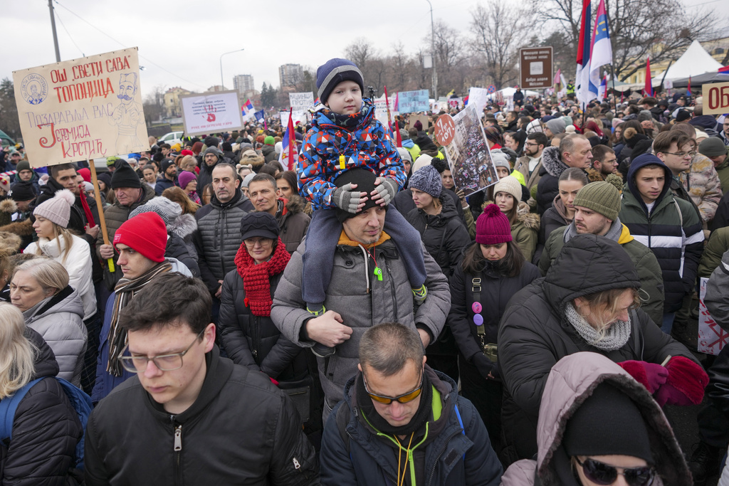 Serbia Divided: Student Protests Clash with Vucic’s Rally