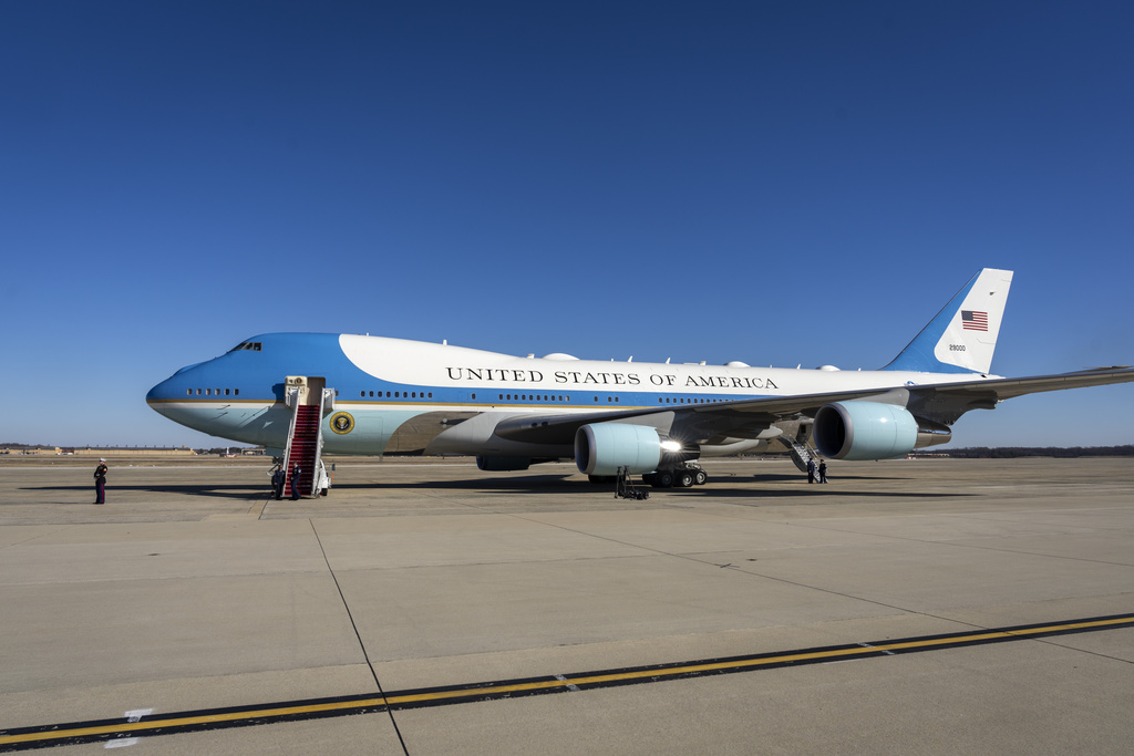 Trump Tours Boeing Plane, Slams Air Force One Delays