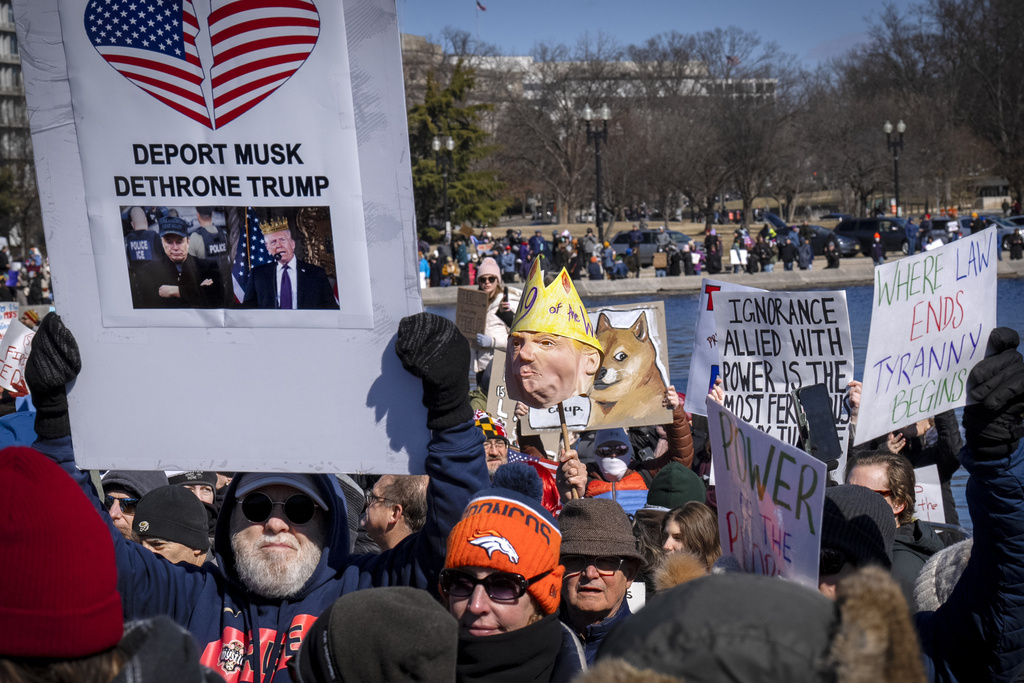 'No Kings on Presidents Day' Protests Target Trump and Musk