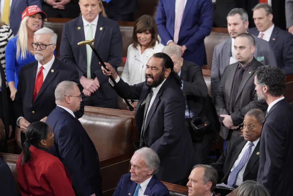 Rep. Al Green Ejected from Congress After Disrupting Speech