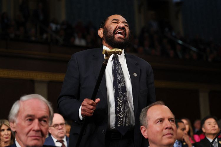 Rep. Al Green Ejected from Congress After Disrupting Speech